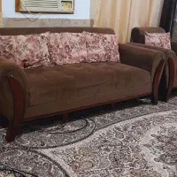 مبل هفت نفره سالم و تمیز|مبلمان خانگی و میز عسلی|گنبد کاووس, |دیوار