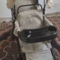 کالسکه دو قلو در حد نو|کالسکه و لوازم جانبی|اسلام‌شهر, شهرک قائمیه|دیوار