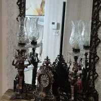 آینه و شمعدان در حد نو