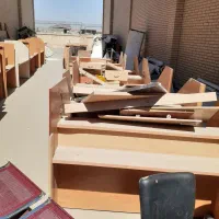 گیشه بانک و یا میز کانتر جنس خوب ام دی اف