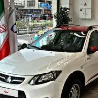 خودرو کوییک سفید قرمز