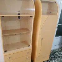 کمد دو تیکه چوبی