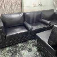 مبل ال چستر (چرم واقعا طبیعی)|مبلمان خانگی و میز عسلی|تهران, پاسداران|دیوار