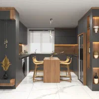 طراحی و ساخت انواع کابینت آشپزخانه و کمد دیواری