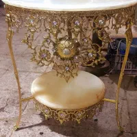 میز تلفون برنجی