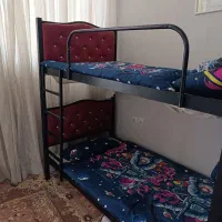 تخت دو طبقه فلزی