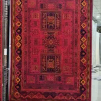 فرش ۷۰۰ شانه طرح دستبافت لاکی، موکا و سبز