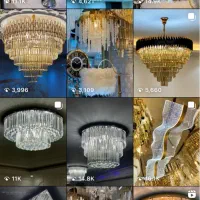 تولیددی لوستر مدرن،کریستال /  پارس آباد