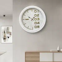 ساعت دیواری آرام گرد لیندو|ساعت دیواری و تزئینی|تبریز, |دیوار