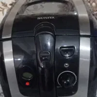 سرخ کن سایز بزرگ استیل مشکی