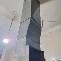 کانال کولر ارتفاع ۲/۵۰،دهنه کولر ۵۰×۵۰ با زانویی