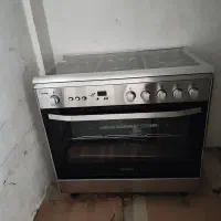 اجاق گاز فردار بدنه تمام استیل اسنوا فندک اتو مات
