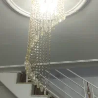 لوستر کریستالی تمیز وسالم|لوستر و چراغ آویز|قم, شهرک فاطمیه|دیوار