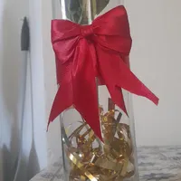 گل مصنوعی رزداخل شیشه