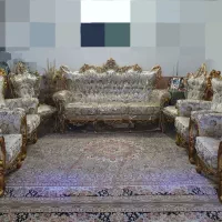 مبل سلطنتی کاملاً نو و پرنقش|مبلمان خانگی و میز عسلی|زاهدان, |دیوار