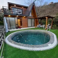 کلبه دوخوابه استخرچهارفصل نجفی رامسر