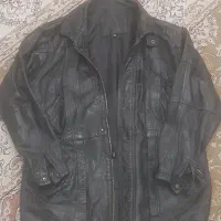 کاپشن چرم گاوی طبیعی