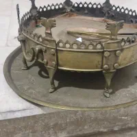 منقل انگلیسی برنجی مسی قدیمی