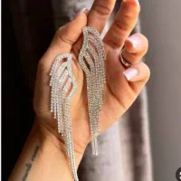 گوشواره نگین دار تخفیف