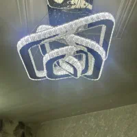 لوستر 4 حلقه کریستالی