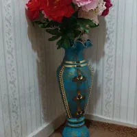 گل با گلدان