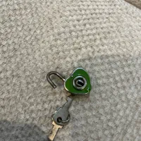 میل باستانی برنجی توپر آنتیک و قفل قدیمی آنتیک