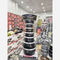 سرویس قابلمه ۱۹پارچه پرتو کالا طرح سنگ|ظروف پخت‌وپز|تهران, بازار|دیوار