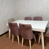 فروش میز نهارخوری شش نفره در حد نو