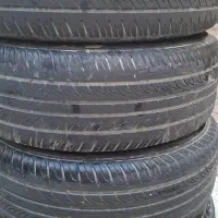 ۴ حلقه لاستیک ۲۰۵ سایز ۱۴ با رینگ فابریک اصلی|قطعات یدکی و لوازم جانبی|پرند, فاز ۱|دیوار