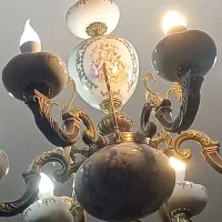 لوستر ۶ شعله بزرگ