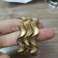 النگوی طلا و پلاک ۵ درصد