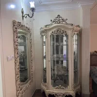 بوفه ویترین منبت
