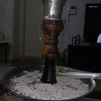 قلیان تنه چوب سرخ