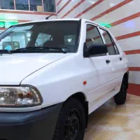 پراید مدل ۹۴ یه درب رنگ شاسی پلمب