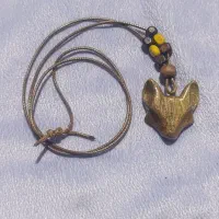 گردنبند چوبی روباه