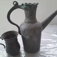 آفتابه ولیوان مسی