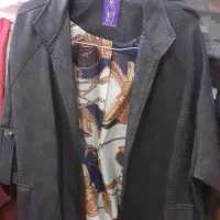 مانتو چرم بسیار با کیفیت نو