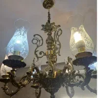 لوستر برنز|لوستر و چراغ آویز|کرج, آق تپه|دیوار