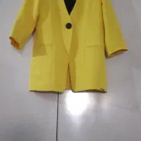 کت خردلی مشکی