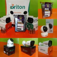 پک کامل 2 دوربین برایتون با دستگاه کارتن مشکی14950