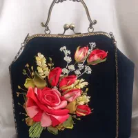 کیف مجلسی روباندوزی شده