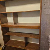 کمد یا کتابخانه چوبی ام دی اف|کتابخانه، شلف، قفسههای دیواری|ساوه, |دیوار