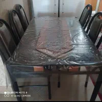 میزناهار خوری ۶ نفره با صندلی|میز و صندلی غذاخوری|برخوار, |دیوار