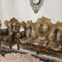 مبل سلطنتی ۷ نفره با عسلی ها|مبلمان خانگی و میز عسلی|تهران, شوش|دیوار