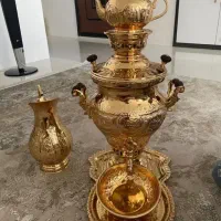 سماور زغالی برنجی