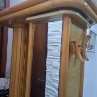 جا رختی آینه دار و تخت خواب شو