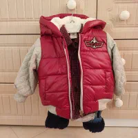 ست کاپشن و شلوار و پیراهن بچه گانه