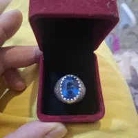 انگشتر نقره توپاز