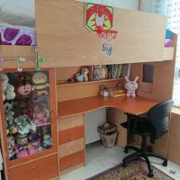 تخت بزرگسال کمجاتک نفره دو طبقه
