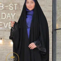 چادر مشکی جده عربی جواهر دوزی و ساده کدAMm43